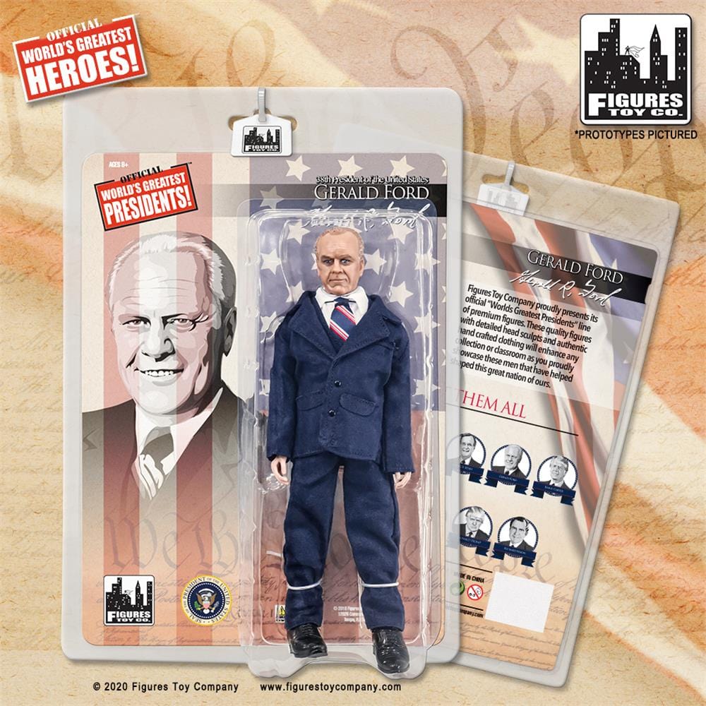 US Presidents 8 Inch Action Figures Series: Gerald Ford [Solid Blue Suit]