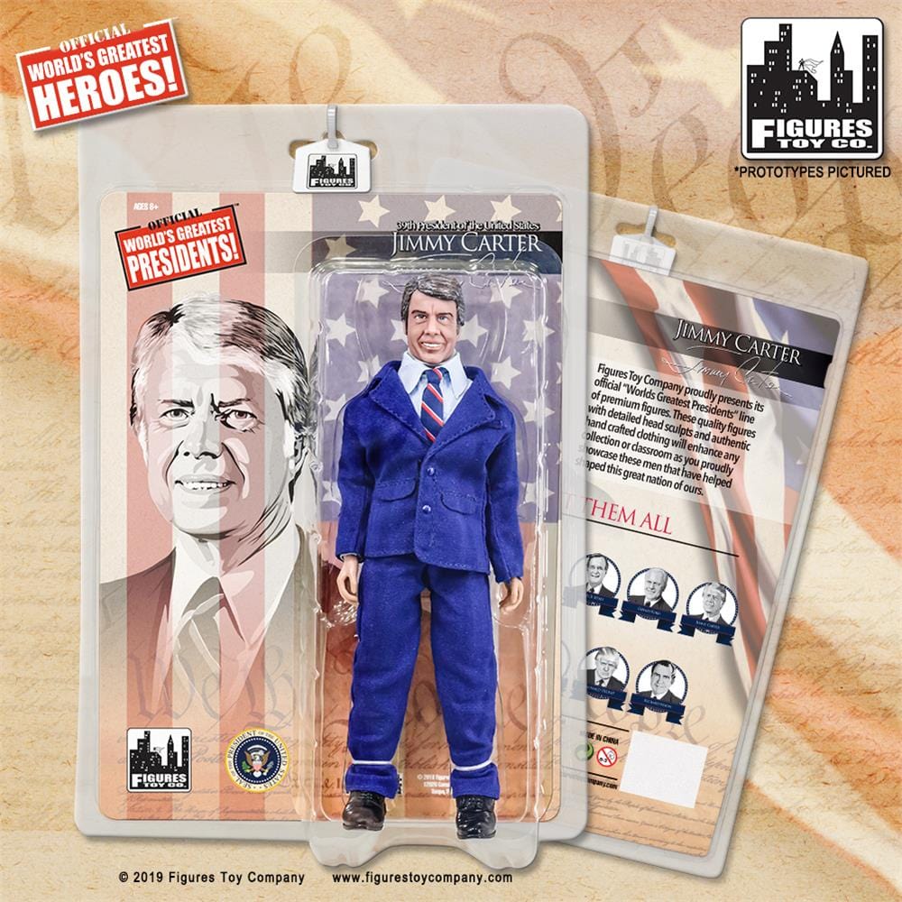 US Presidents 8 Inch Action Figures Series: Jimmy Carter [Blue Suit]