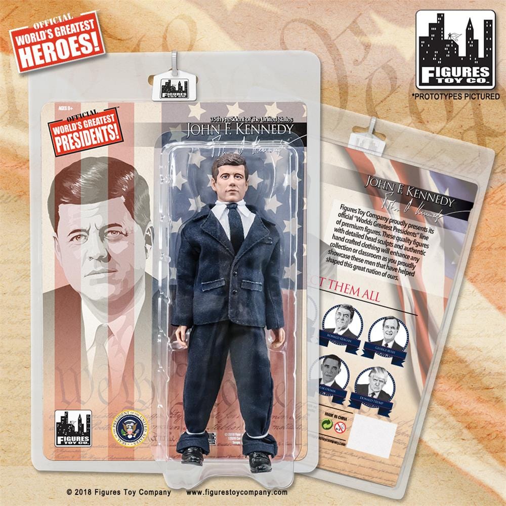 US Presidents 8 Inch Action Figures Series: John F. Kennedy [Blue Suit]