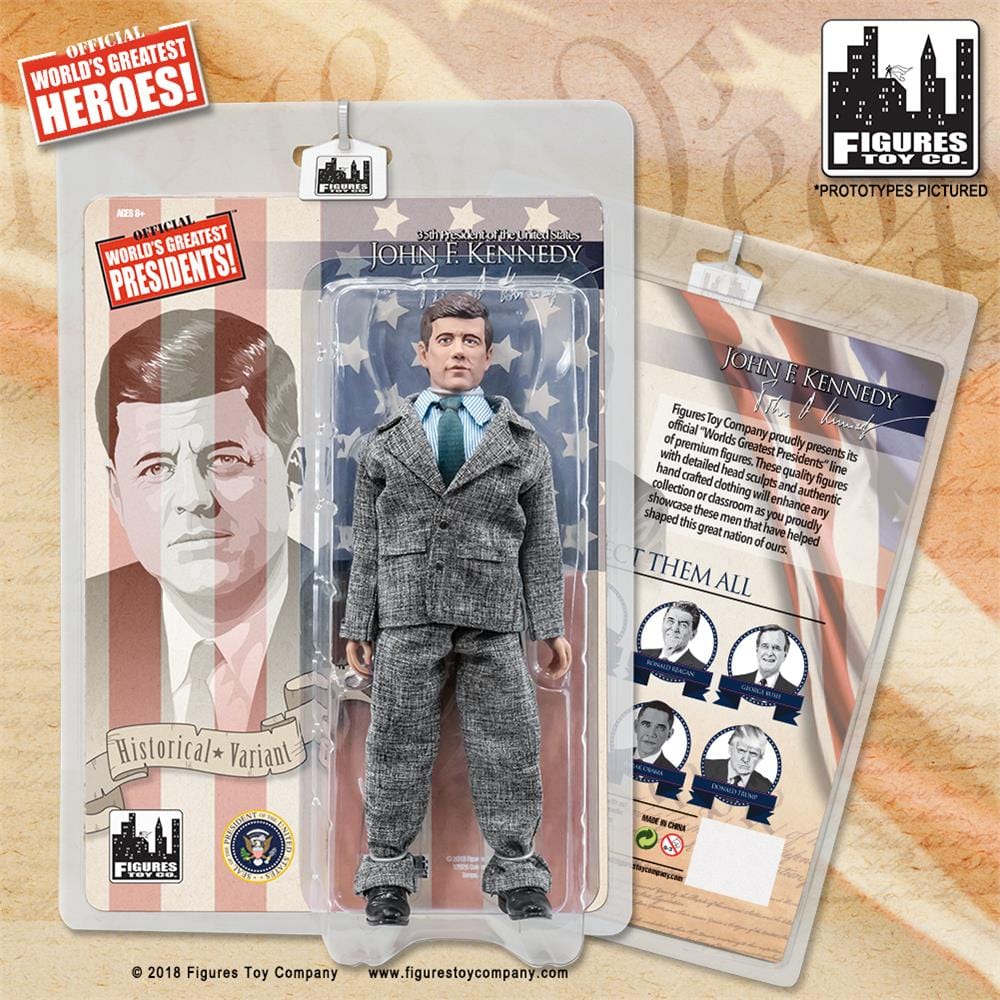 US Presidents 8 Inch Action Figures Series: John F. Kennedy [Gray Suit Variant]