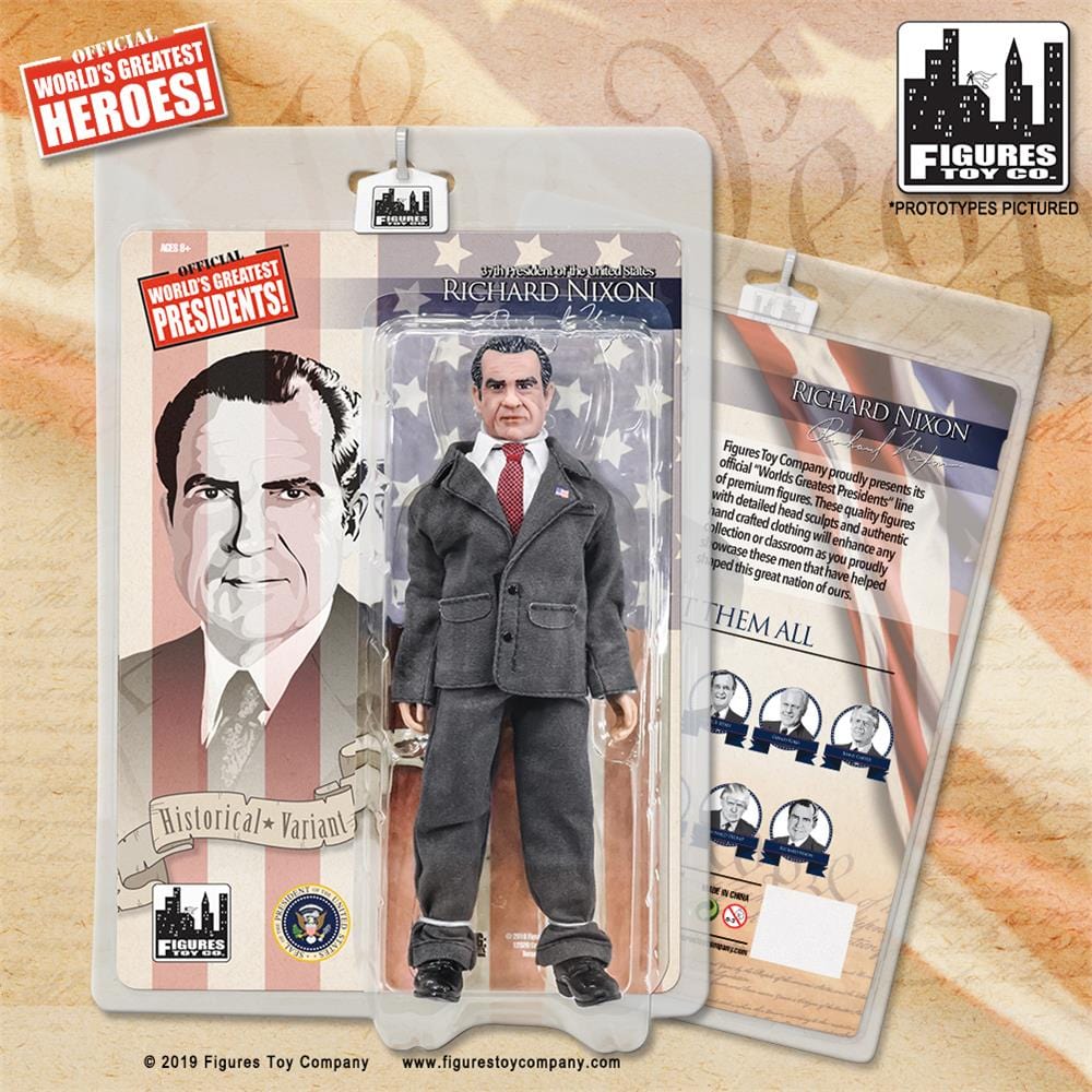 US Presidents 8 Inch Action Figures Series: Richard Nixon [Gray Suit Variant]