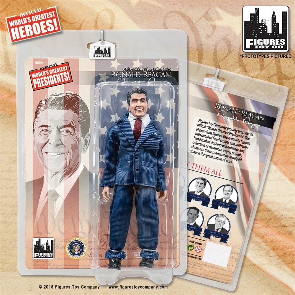 US Presidents 8 Inch Action Figures Series: Ronald Reagan [Blue Suit]