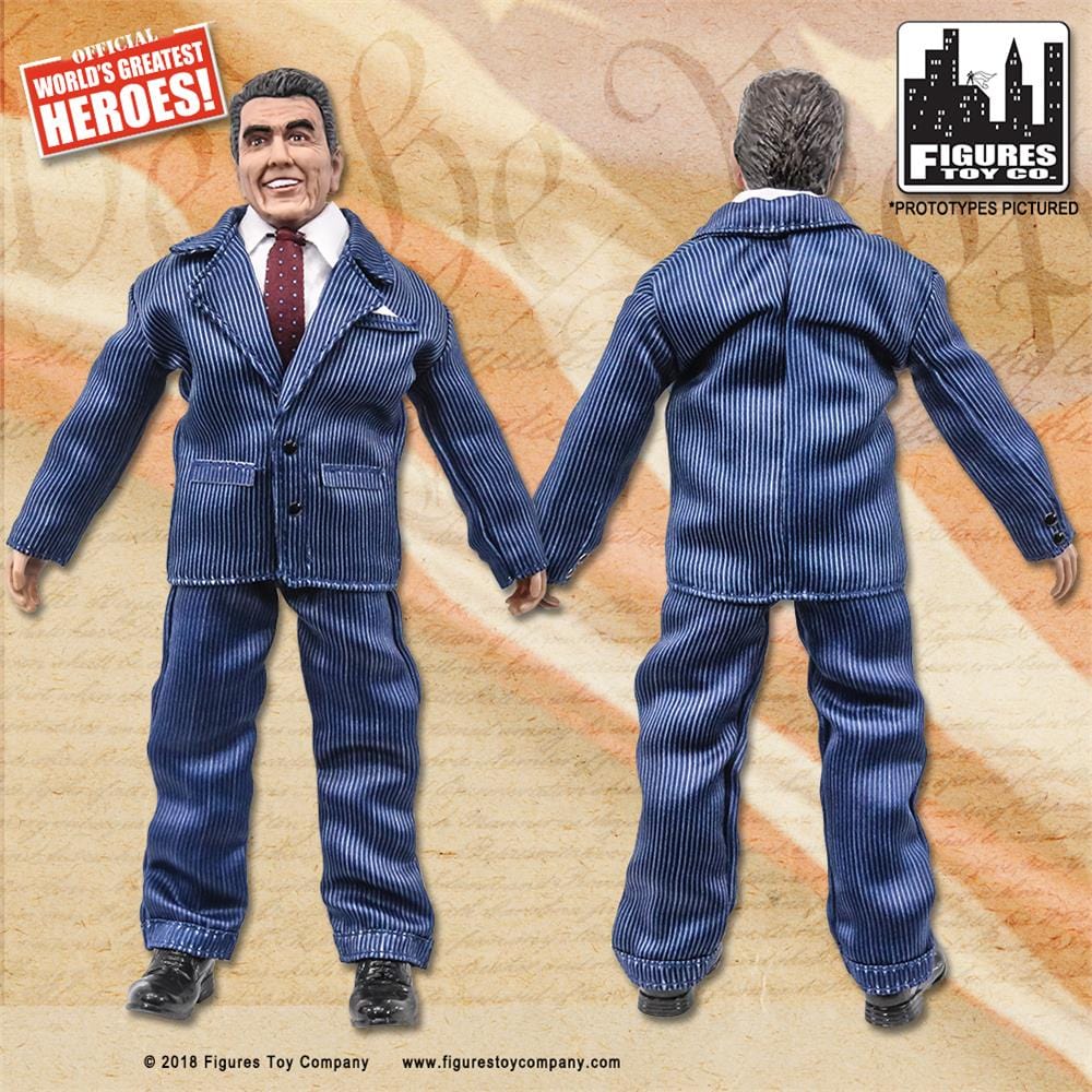 US Presidents 8 Inch Action Figures Series: Ronald Reagan [Blue Suit]