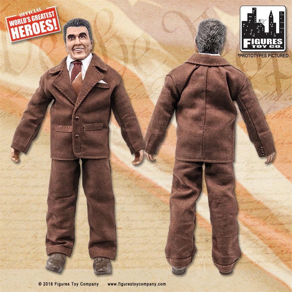 US Presidents 8 Inch Action Figures Series: Ronald Reagan [Brown Suit Variant]