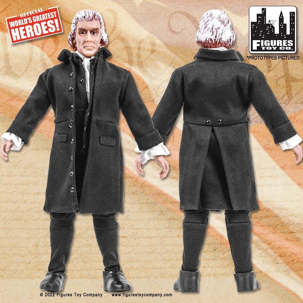 US Presidents 8 Inch Action Figures Series: Thomas Jefferson [Black Outfit]