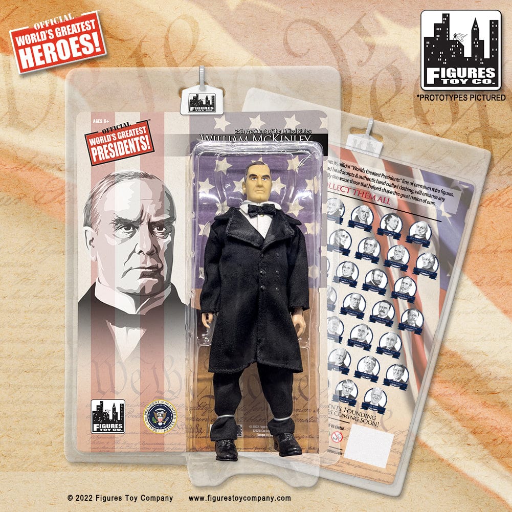 US Presidents 8 Inch Action Figures Series: William Mckinley