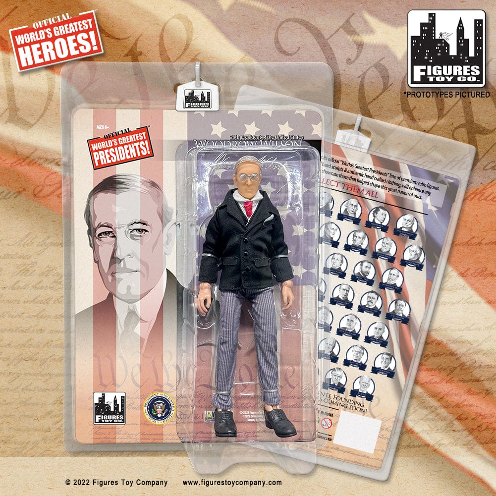 US Presidents 8 Inch Action Figures Series: Woodrow Wilson