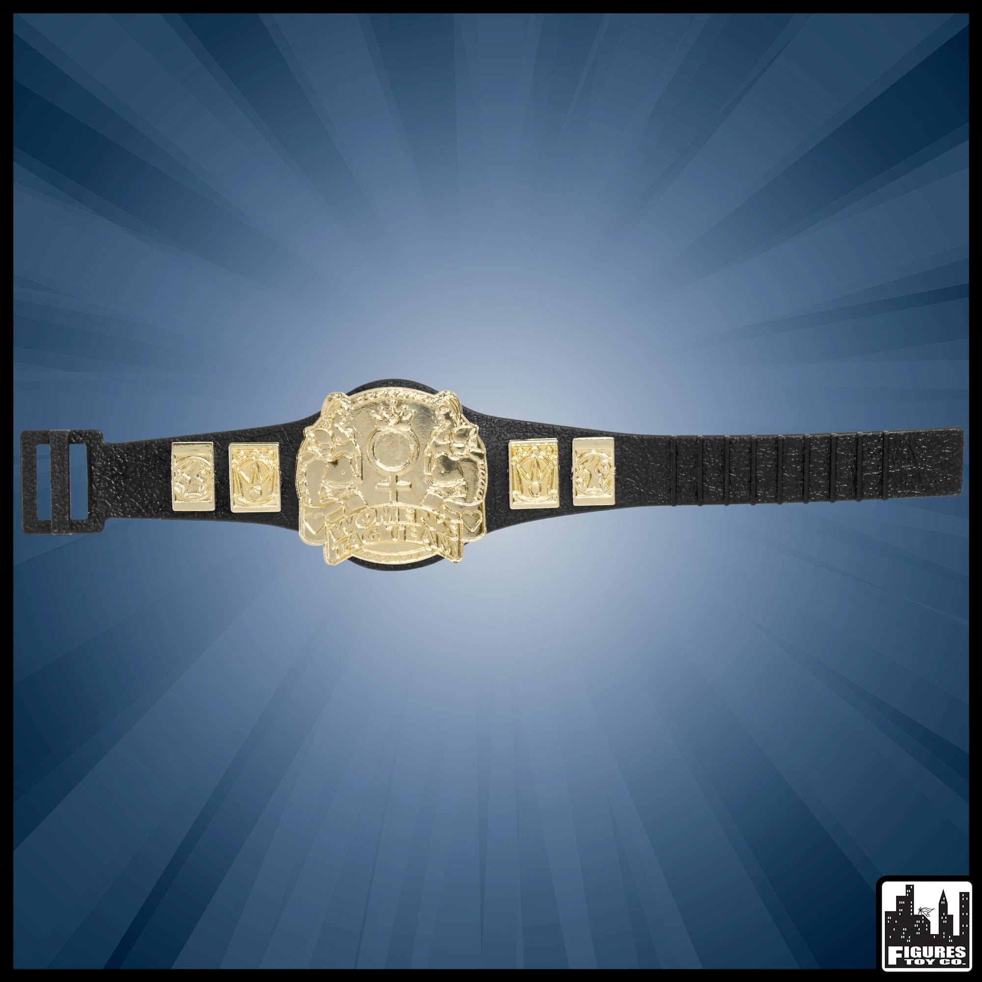 Women's Tag Team Championship Belt for WWE & AEW Wrestling Figures