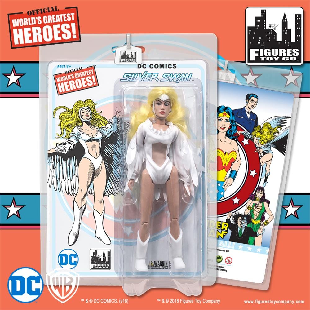 Wonder Woman Retro 8 Inch Action Figures Series 2: Silver Swan