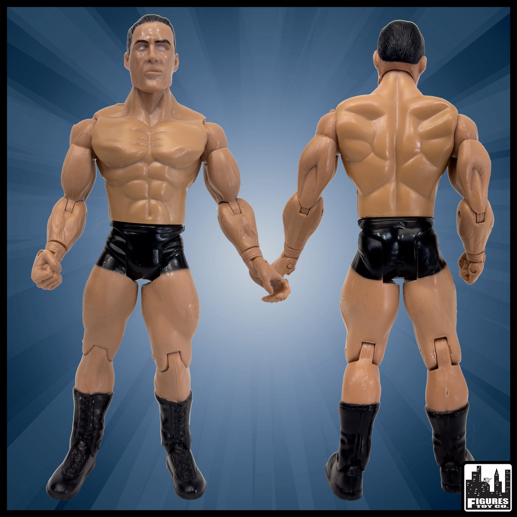 Wrestler With Solid White Eyes for WWE Wrestling Action Figures