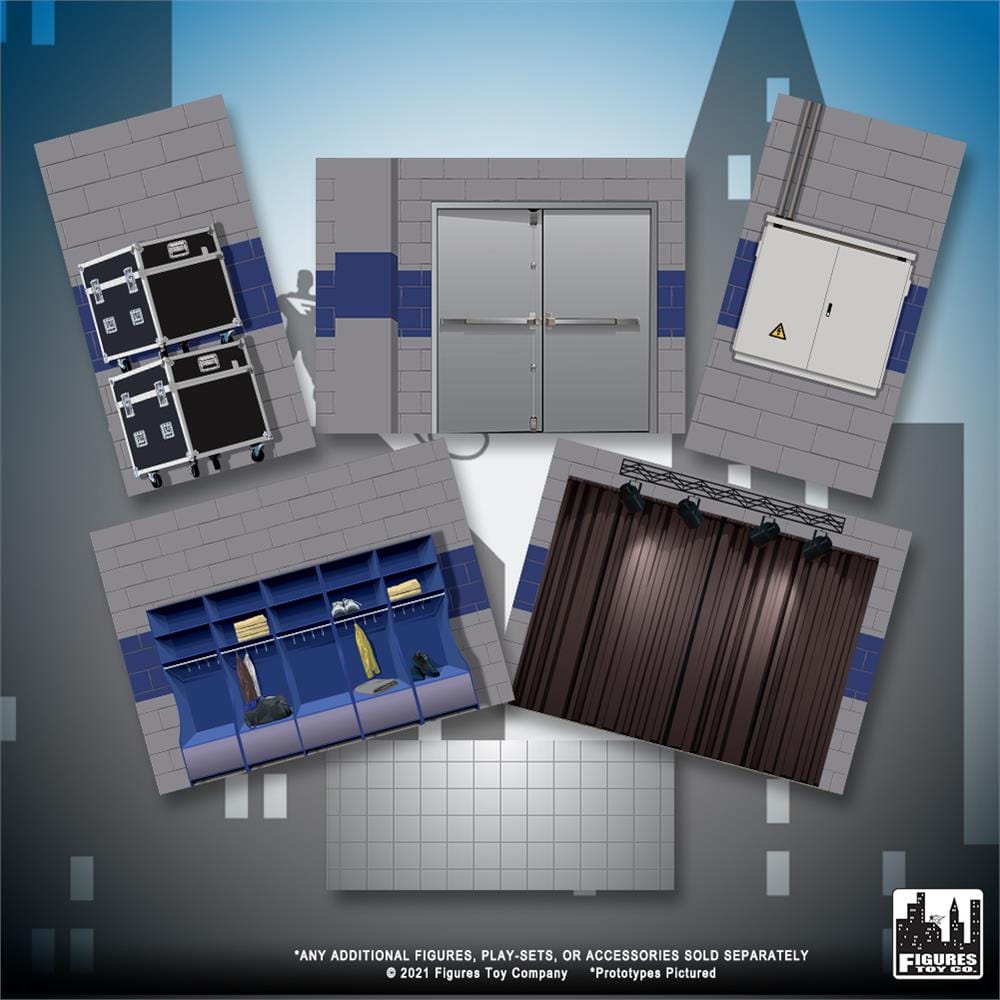 Wrestling Action Figure Diorama Playset for WWE Wrestling Figures