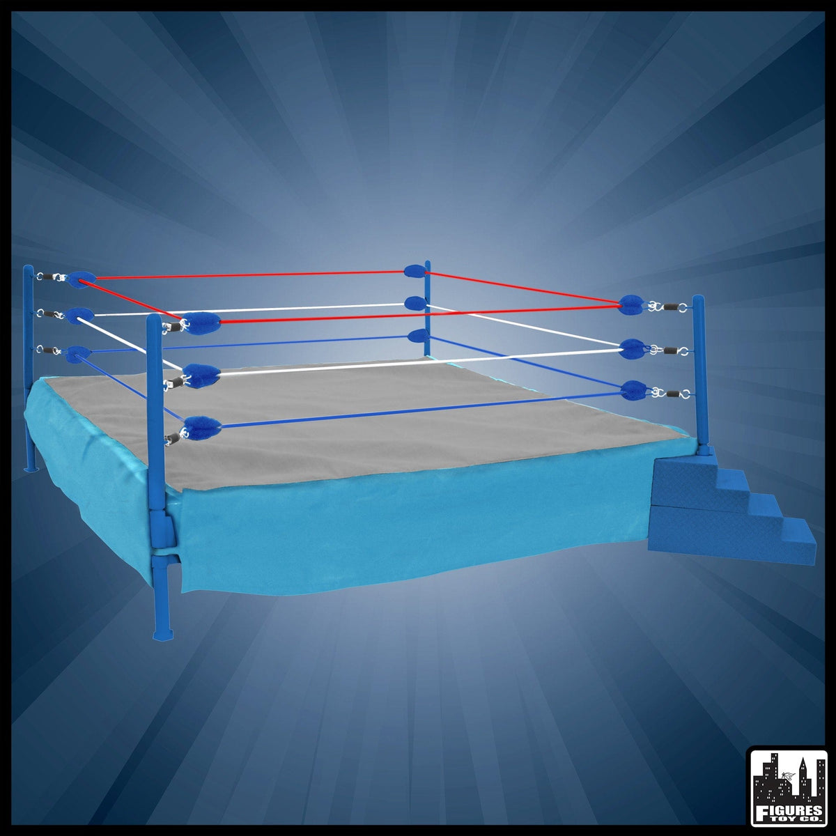 Wrestling Ring Conversion Kit: Deal 1 (Blue &amp; Gray All American Deal)