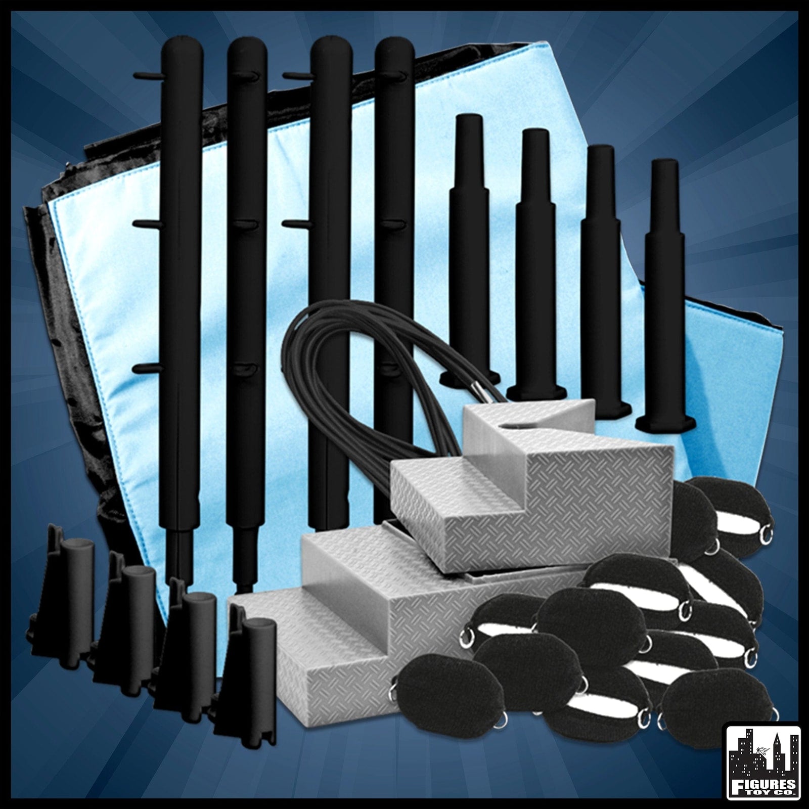 Wrestling Ring Conversion Kit: Deal 4 (Black & Blue Extreme Deal)