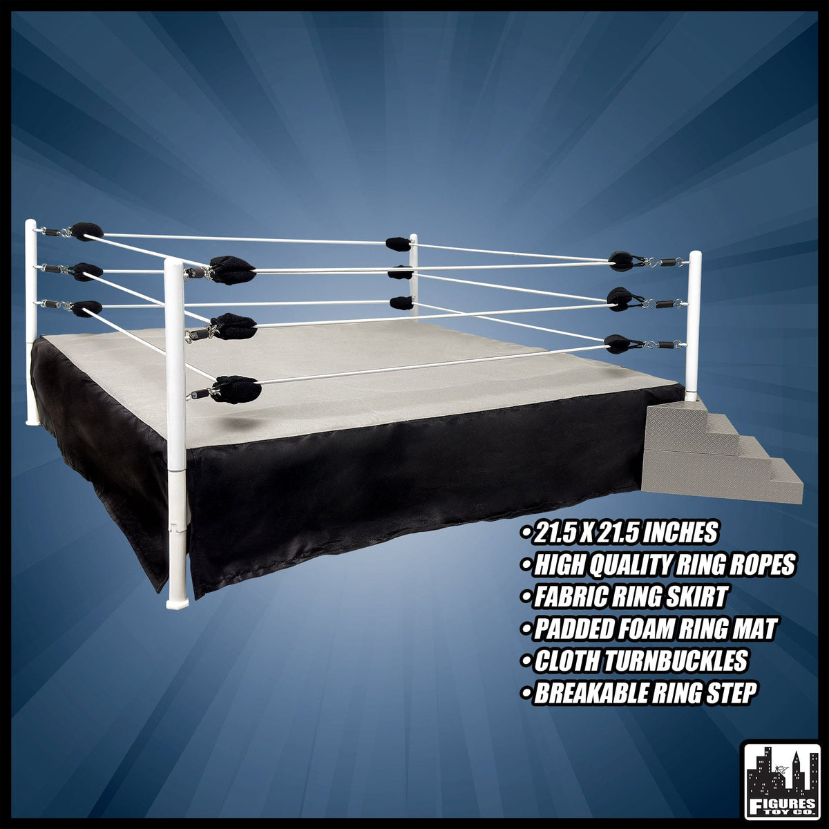 Wrestling Ring for Action Figures by Figures Toy Company
