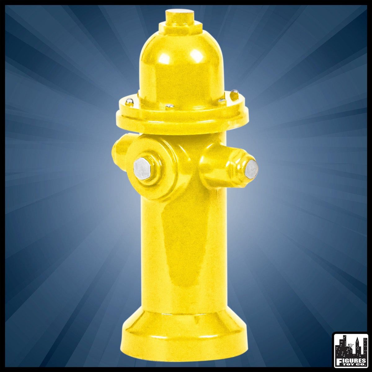 Yellow Fire Hydrant for WWE Wrestling Action Figures