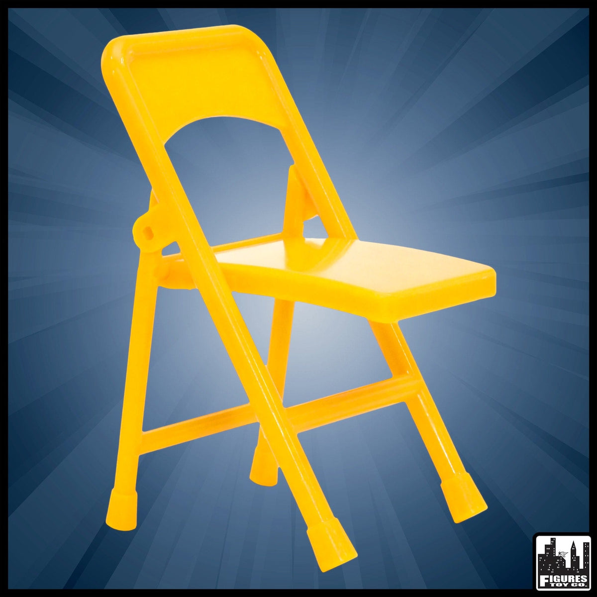 Yellow Folding Chair for WWE Wrestling Action Figures