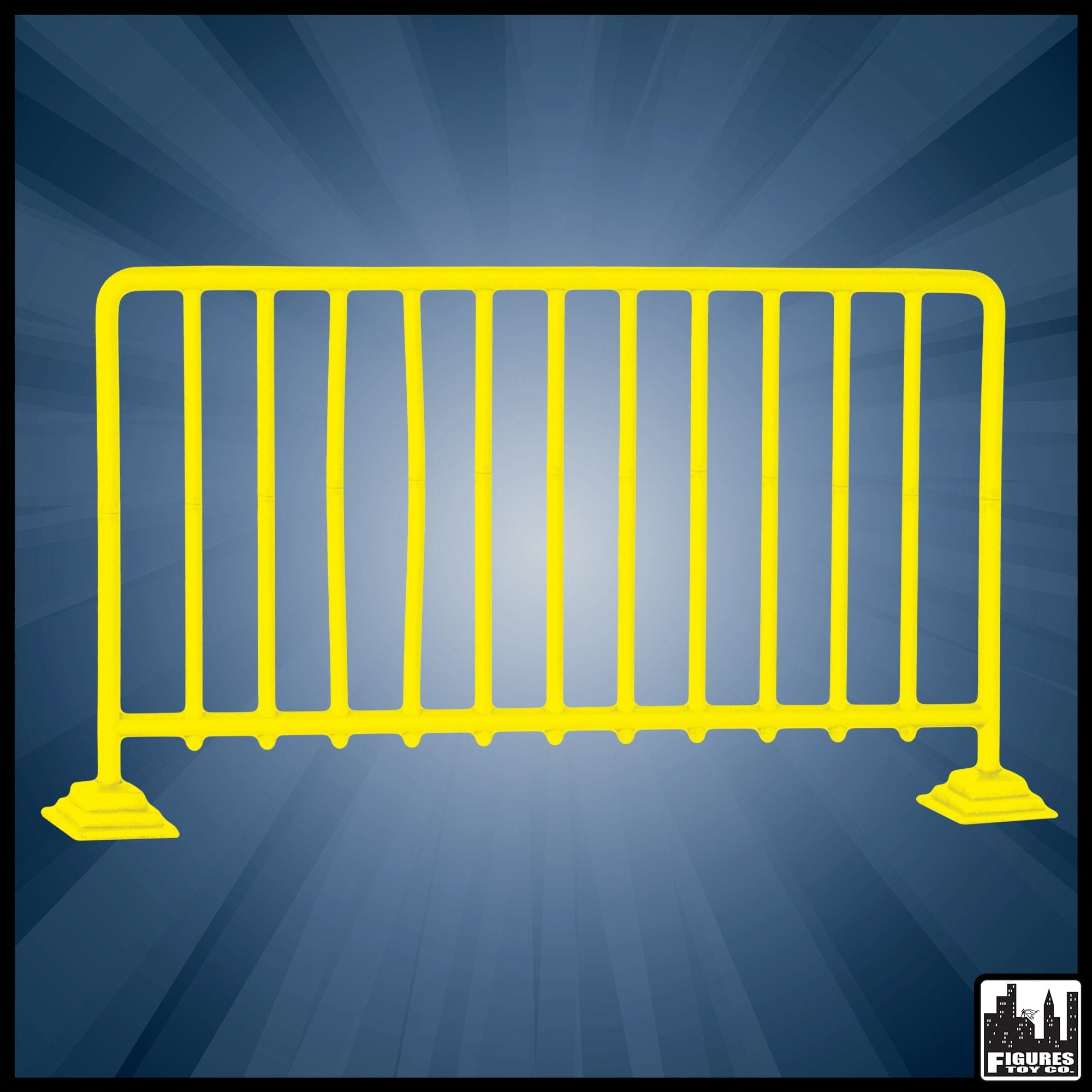 Yellow Guardrail For WWE Wrestling Action Figures