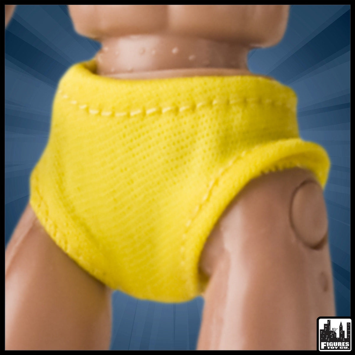 Yellow Wrestling Trunks for WWE Wrestling Action Figures